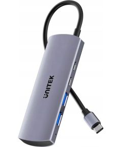 Unitek Hub 4in1 USB-C 10 Gbps, 2x USB-A i 2x USB-C H1112DGY01