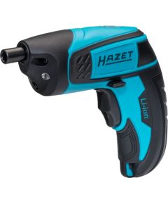 Hazet mini cordless screwdriver 9230B-1, 1/4 bits, including holster (blue/black, 7 pieces)