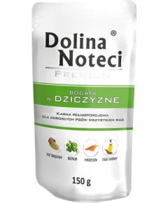 Dolina Noteci Premium rich in venison - wet dog food - 150g