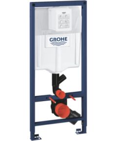 Grohe iebūvējamais rāmis podam Rapid SL, 500x165 mm, h=1130 mm, ar cauruli smakas likvidācijai, taustiņam