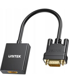 Unitek Adapter VGA to HDMI FullHD 15cm