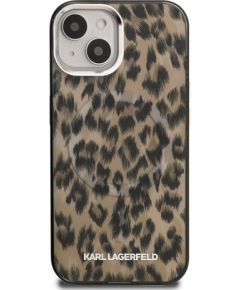 Karl Lagerfeld IML Leopard MagSafe Case Чехол для Apple iPhone 15