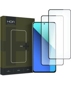 HOFI GLASS PRO+ 2-PACK XIAOMI REDMI NOTE 13 4G | LTE MELNS RŪDĪTS STIKLS