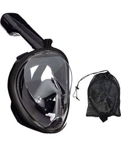 GoodBuy Snorkelēšanas sejas maska (niršanas maska) L | XL melna