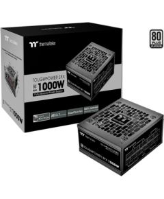 Thermaltake TT Toughpower SFX Platinum 1000W, PC power supply (black, 1x 12VHPWR, 2x PCIe, cable management, 1000 watts)