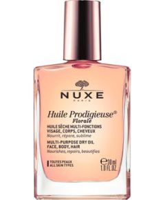 Nuxe Huile Prodigieuse Florale Multi-Purpose Dry Oil - Multifunkční suchý olej na obličej, tělo a vlasy s květinovou vůní 30ml