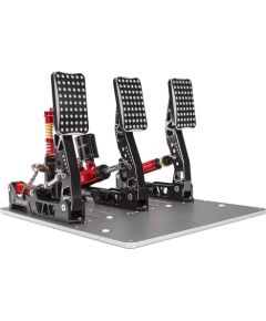 Simagic Crimson Edition | Hydraulic Tri-pedal Set | 200kg Loadcell | Standard Throttle Plate