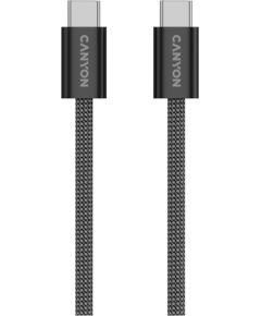 CANYON cable OnWire 60MG C-C 60W Magnet Braided 1m Black