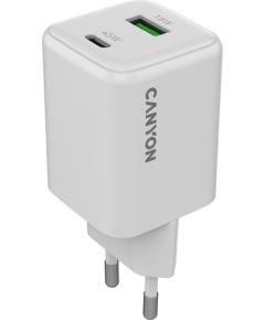 CANYON charger CU45AC GaN 45W 1xPD 1xQC EU White