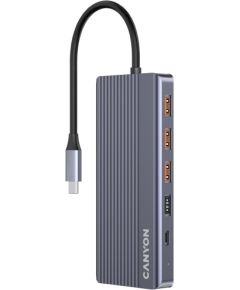 CANYON hub DS-16 13in1 4k USB-C Grey