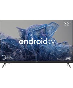 32', HD, Google Android TV, Black, 1366x768, 60 Hz, Sound by JVC, 2x8W, 33 kWh/1000h , BT5, HDMI ports 3, 24 months