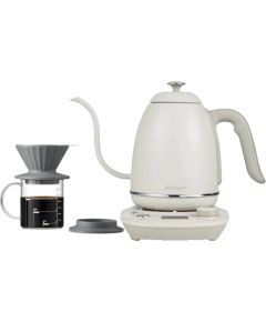BUYDEEM Electric Gooseneck Coffee Kettle, model K821, color Oat White EU