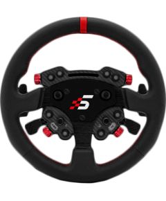 SIMAGIC GT1 Round Steering Wheel with GT Pro Hub(K)| Shifter & Clutch Paddles, Leather,QR70 Included. S207