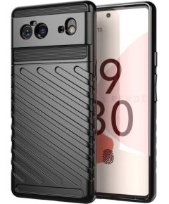 Hurtel   Thunder Case Flexible Tough Rugged Cover TPU Case for Google Pixel 6 black