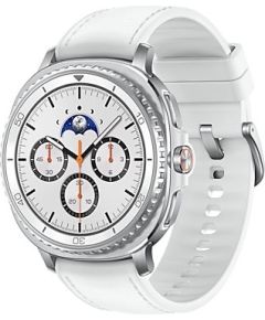 Samsung Galaxy Watch 8 Classic 3.3 cm (1.3") AMOLED 46 mm Digital 438 x 438 pixels Touchscreen Silver Wi-Fi GPS (satellite)