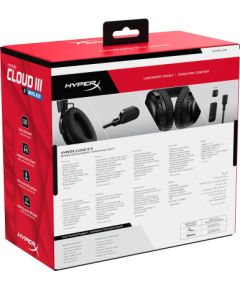 HEADSET HYPERX CLOUD III S WRL/WL BK GAM A59YZAA HYPERX