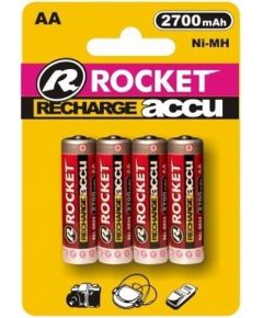 Rocket rechargeable HR6 2700mAh Blistera iepakojumā 4gb.