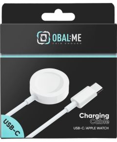 OBAL:ME Uzlādes kabelis Apple Watch USB-C Balts