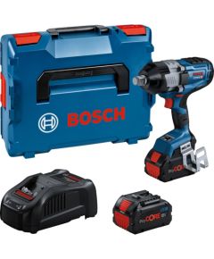 Bosch cordless impact wrench BITURBO GDS 18V-1600 HC Professional, 18Volt (blue/black, 2x battery ProCORE18V 8.0Ah, 3/4", in L-BOXX)