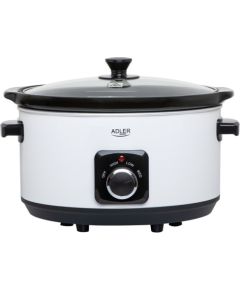 Adler AD 6413W Slow cooker 5.8 l White
