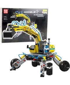 Leantoys Construction Bricks Mobile All Terrain Excavator 1392 pcs.