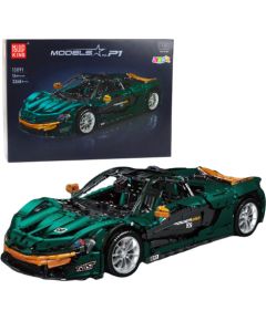 Leantoys Construction Bricks Sports Car Green 1:8 P1 3268pcs
