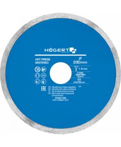 Dimanta griešanas disks Hogert HT6D758; 230x22,23x1,8 mm