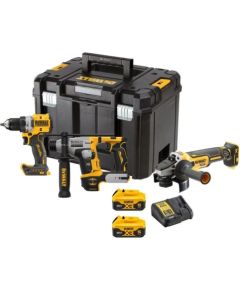 Instrumentu komplekts DeWalt DCK2026P2T-QW (DCD800+DCG405+DCH172); 18 V; 2x5,0 Ah akum.