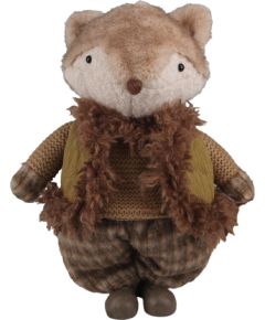 Decoration FAB ROBIN H37.5cm, fox, green