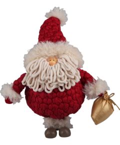 Decoration FAB CLAUS H48cm, santa, red