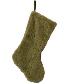 Christmas stocking FUN SWEET H53.3cm, green