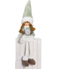 Decoration FUN SAARA H59cm, girl, green