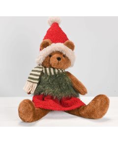Decoration FUN SANNA H45cm, bear, girl