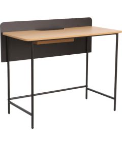 Desk HARPER 100x49,5xH85cm, ash/black