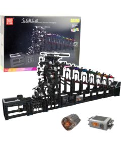 Leantoys Construction Blocks Ball Track with Electric Motor 2520 pcs.