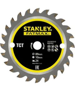 Griešanas disks Stanley STA10410-XJ; 89x10mm; Z24