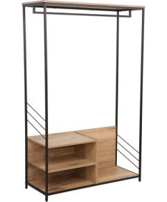 Hallway shelf DIMITRA 100x40xH160cm, rustic/black