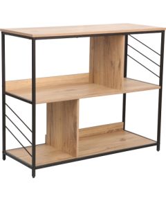 Shelf DIMITRA 100x40xH83,5cm, rustic/black