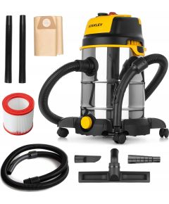 Stanley SXVC30XTDE Black, Stainless steel, Yellow 1600 W
