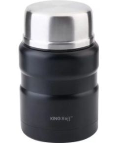 Pārtikas termoss, tērauds, 0,5l, melns KINGHoff KH 1459