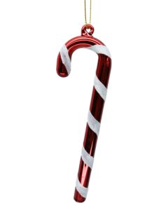 Christmas ornament JOY CANDY CANE 13.5cm, glass