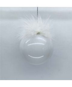 Christmas ornament JOY PEARL D8cm, glass