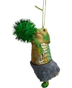 Christmas ornament JOY CROCODILE 10.5cm, glass