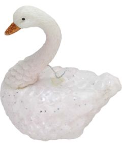 Christmas ornament JOY SWAN 10.5cm, glass