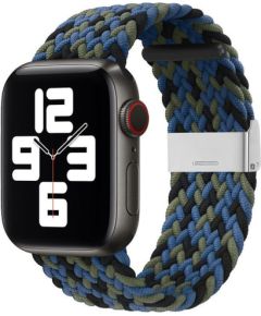 iLike Apple  Watch 42/44/45mm Braided Fabric Strap Blue