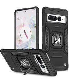 Wozinsky   Wozinsky Ring Armor case for Google Pixel 7 Pro armored cover magnetic holder ring black