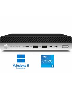 EliteDesk 800 G4 i5-8500T 16GB 256GB SSD Windows 11 Pro Stacionārais dators