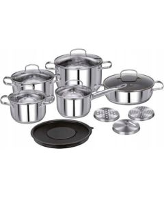 Smile 14-piece cookware set MGK-22 with cutting board set