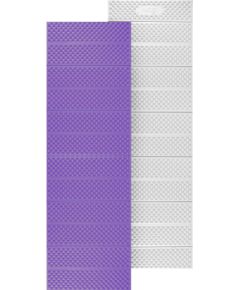 NC17103 Salokāms tūristu paklājiņš ar alumīnija apmali + XPE 195 cm violets Nils Camp
