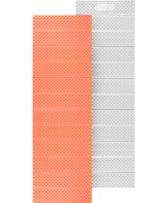 NC17103 Salokāms tūristu guļampaklājiņš ar alumīnija polsterējumu + XPE 195 cm oranžs Nils Camp